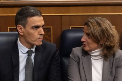 Pedro Sánchez y Teresa Ribera