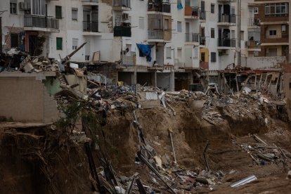 Estragos ocasionados por la Dana en el Barranco de Chiva, a 12 de noviembre de 2024, en Chiva