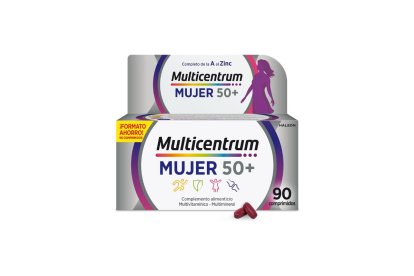 Complemento alimenticio multivitamínico Multicentrum Mujer 50+