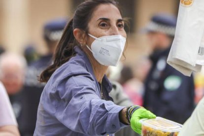 Paz Padilla estuvo trabajando de voluntaria en Valencia y tuvo que marcharse tras contraer una enfermedad.