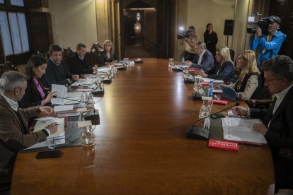 Vista general durante el pleno extraordinario del Consell de la Generalitat, a 12 de noviembre de 2024