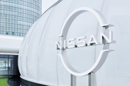 Archivo - Logo de Nissan.