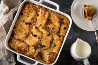 Bread and butter pudding