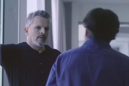 Miguel Bosé y Jordi Évole, en la entrevista de 2021.