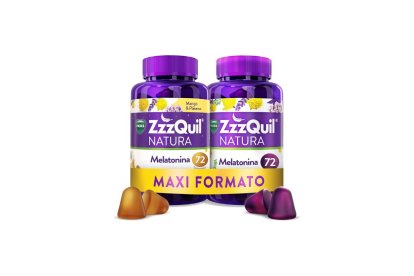 Complemento alimenticio de melatonina de ZzzQuil Natura