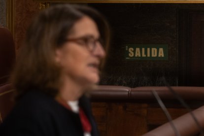 La vicepresidenta tercera y ministra para la Transición Ecológica y el Reto Demográfico, Teresa Ribera.