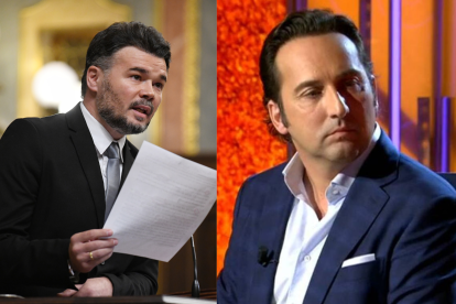 Cuatro: Iker Jiménez se ríe de Rufián y de sus ocurrencias en el Congreso:  "Un abrazo, campeón"