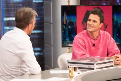 Dani Martín durante su entrevista en "El Hormiguero"