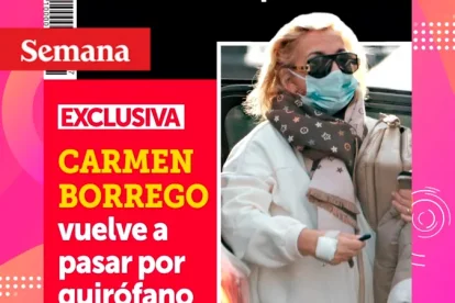 Carmen Borrego en la última portada de la revista