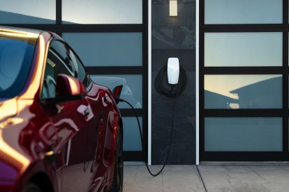 Cargador de pared de Tesla.