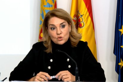 La portavoz del gobierno valenciano y vicepresidenta, Susana Camarero.