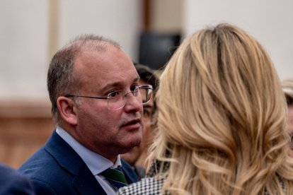 Miguel Tellado, en el Congreso de los Diputados.