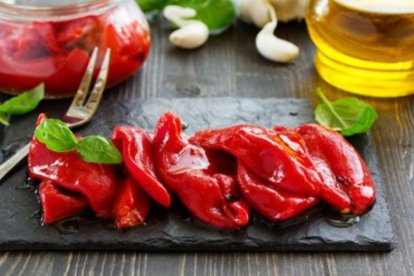 Pimientos asados