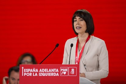 La ministra de Universidades, Diana Morant, durante la inauguración del 41º Congreso Federal del PSOE