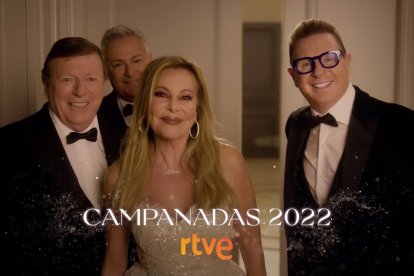 Ana Obregón y Los Morancos dieron las Campanadas de TVE en 2022