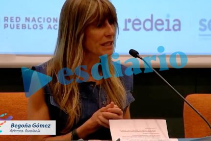 Begoña Gómez, en el acto del Botánico