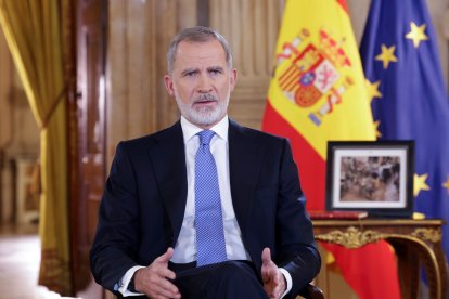 Felipe VI, en su mensaje navideño.