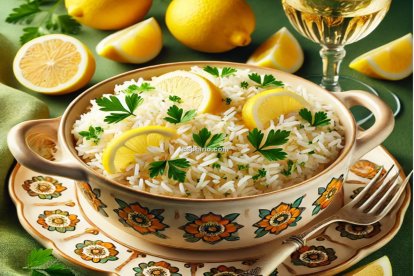 Arroz basmati al limón