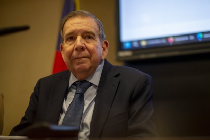 Edmundo González Urrutia en un acto en Madrid el 10 de diciembre.