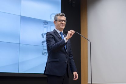 El ministro de la Presidencia y Justicia, Félix Bolaños