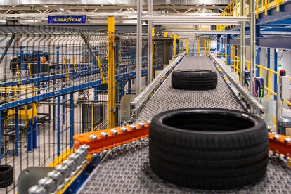 Fábrica de neumáticos de Goodyear