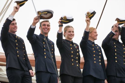 La Princesa de Asturias, Leonor de Borbón parte en el Juan Sebastián Elcano.