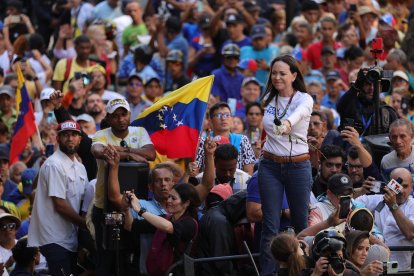 La líder de la oposición venezolana María Corina Machado.