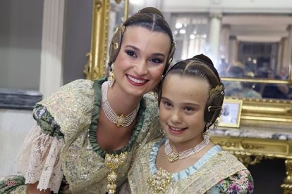 Berta Peiró y Lucía García, falleras mayores de Valencia