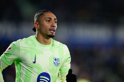 Raphinha Dias, en un reciente partido del FC Barcelona
