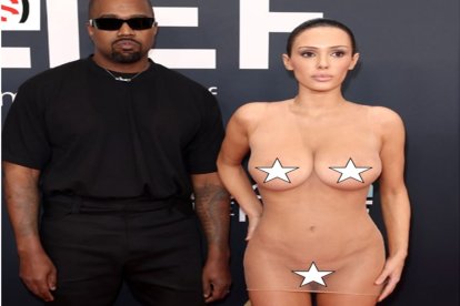Bianca Censori y Kenye West