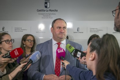 El consejero de Agricultura, Ganadería y Desarrollo Rural, Julián Martínez Lizán.