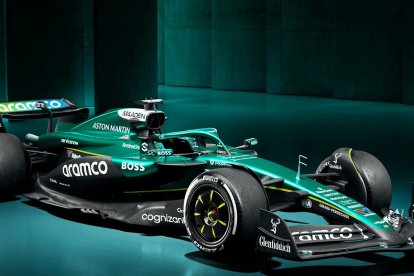 El AMR25 que conducirá Fernando Alonso en el Mundial de F1 2025.