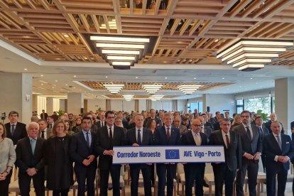 Acto por el corredor del Noroeste.
