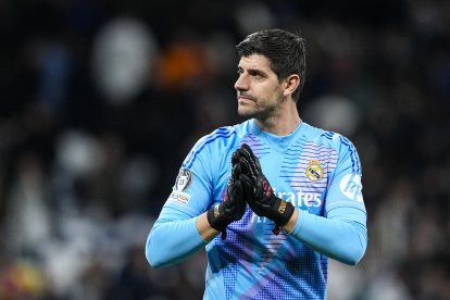 Thibaut Courtois, con el Real Madrid.
