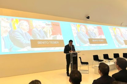 El presidente del Clúster de Automoción y Movilidad de Aragón, Benito Tesier.