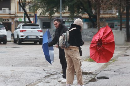 Lluvias en Sevilla.