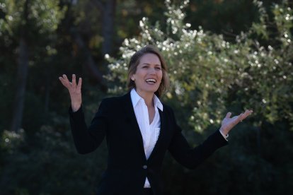 Silvia Intxaurrondo en la recepción del alcalde de Barcelona en los Premios Ondas 2023,
