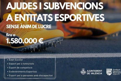 Cartel subvenciones deportivas