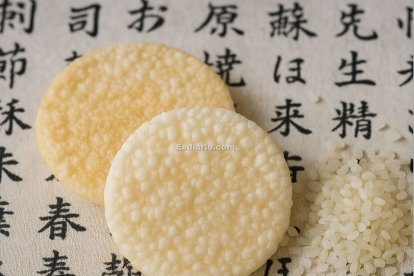 Galletas de arroz, receta japonesa