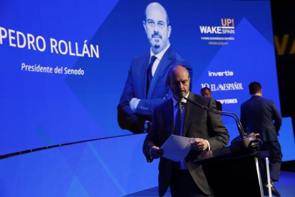 Pedro Rollán, presidente del Senado