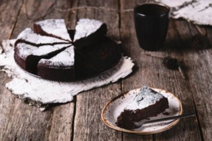Pastel de chocolate sin harina