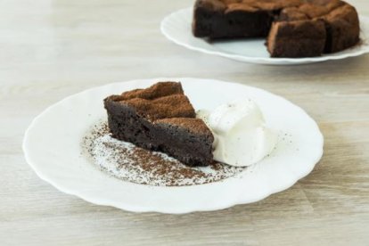 Pastel de chocolate sin harina