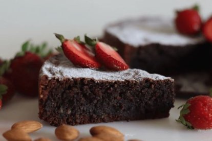 Tarta de chocolate sin harina