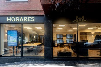Una de las muchas inmobiliarias que pueblan las ciudades españolas.