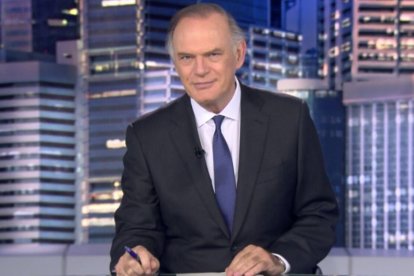 Pedro Piqueras en "Informativos Telecinco"