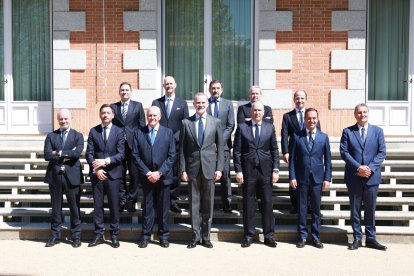 Visita de los representantes de Anfac y Automobile al Rey Felipe VI