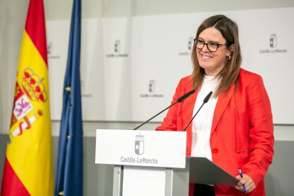 La consejera portavoz del Gobierno regional, Esther Padilla.
