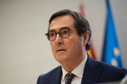 El presidente de la CEOE, Antonio Garamendi.