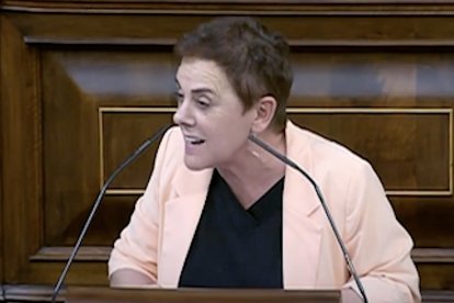 La portavoz de Bildu en el Congreso, Mertxe Aizpurua