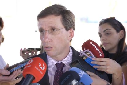 El alcalde de Madrid, José Luis Martínez-Almeida